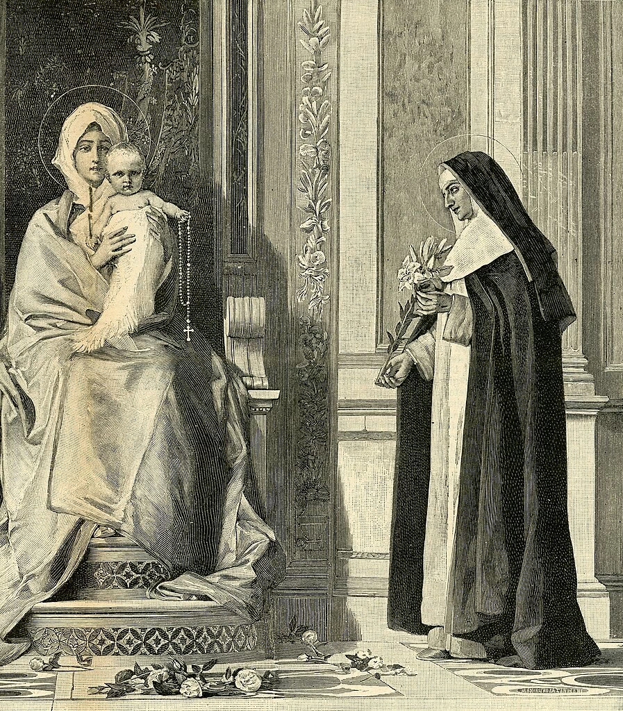 Nelle feste di maggio a Maria, La Vergine - pala d’altare